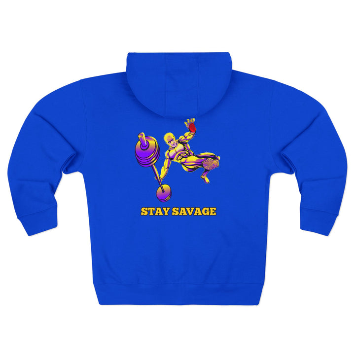 CG MAC JUMP PURPLE GOLD /STAY SAVAGE ZIP UP