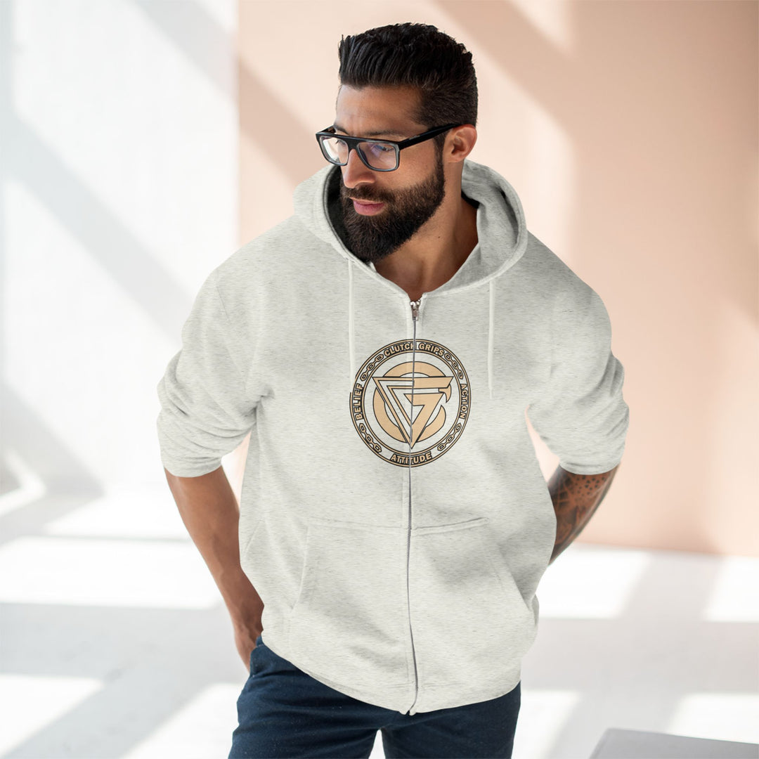 CG SGL SKULL BELL DESRT SAND/LIFT OR DIE ZIP UP