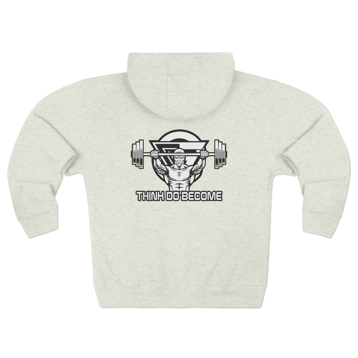 ENTER THE MACK BLACK WHITE /THINK DO BECOME ZIP UP