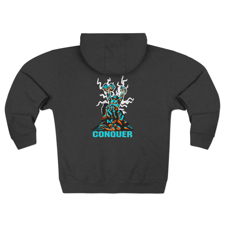 CG CONFIDENCE MAN ORANGE AQUA /CONQUER ZIP UP