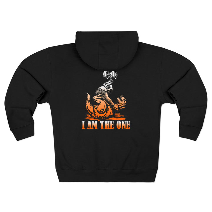 CG APE VS ZILLA ORANGE WHITE FADE /I AM THE ONE ZIP UP