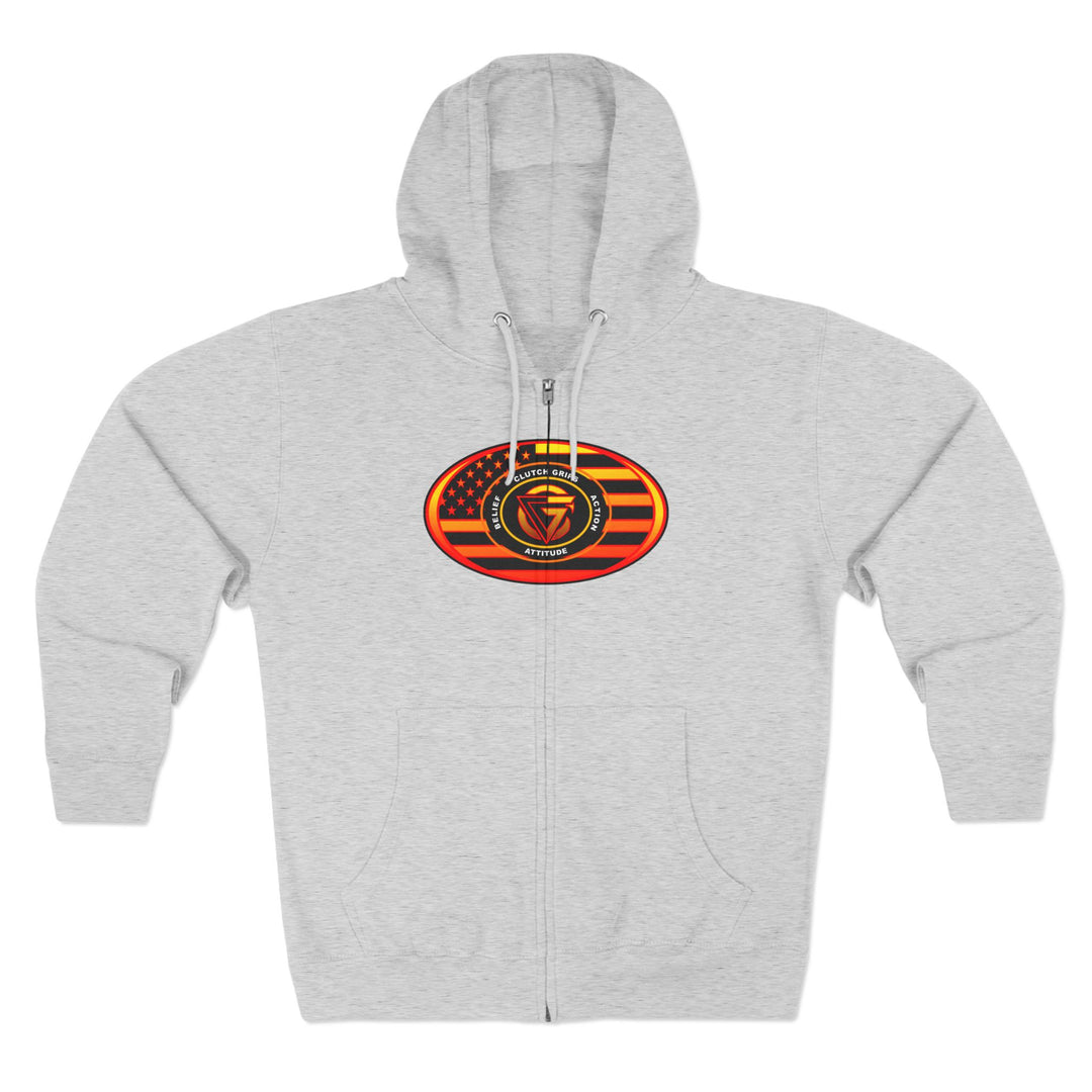 MAC VS SNAKE ORANGE GOLD FADE /WELCOME TO THE JUNGLE ZIP UP