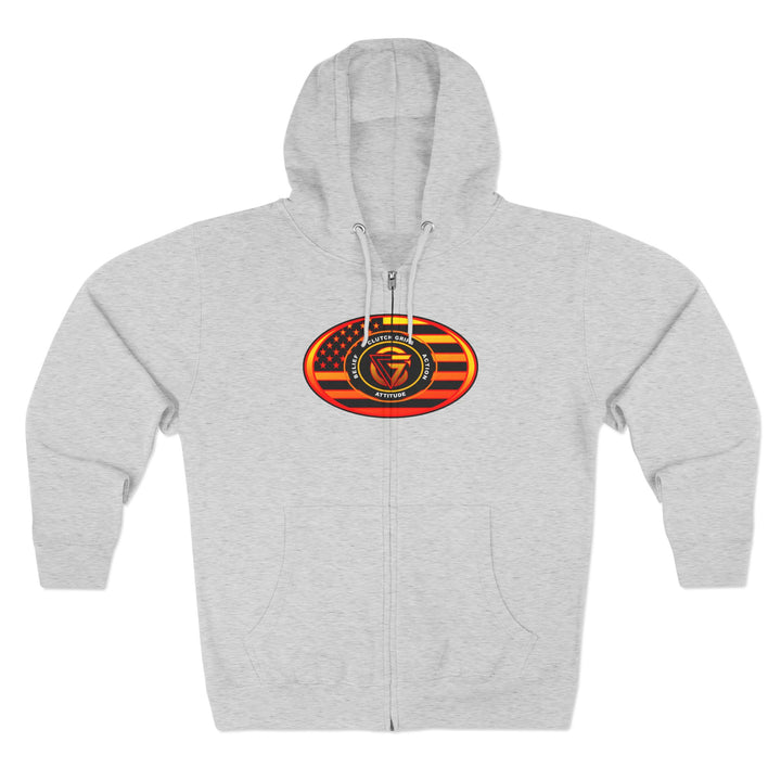 MAC VS SNAKE ORANGE GOLD FADE /WELCOME TO THE JUNGLE ZIP UP