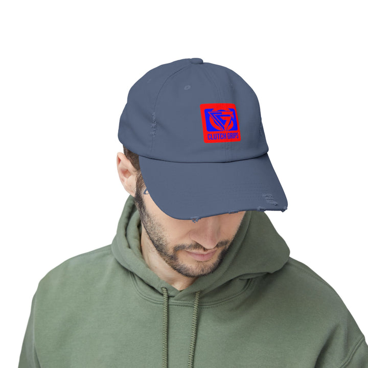 CG SQUARE LOGO RED BLUE CAP