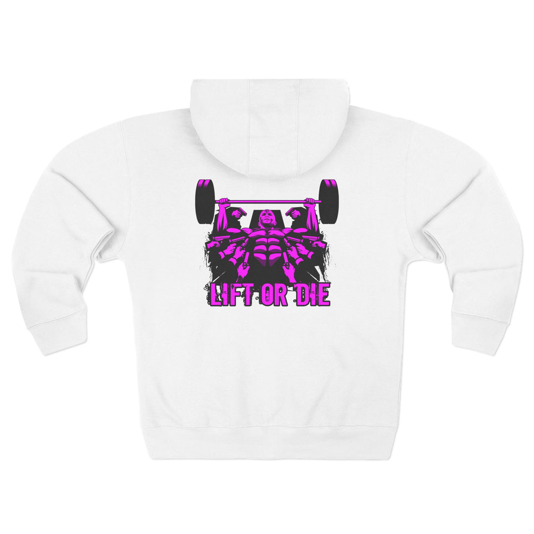 MAC WICK LIFT BURPLE 7 PILLARS FRONT /LIFT OR DIE ZIP UP