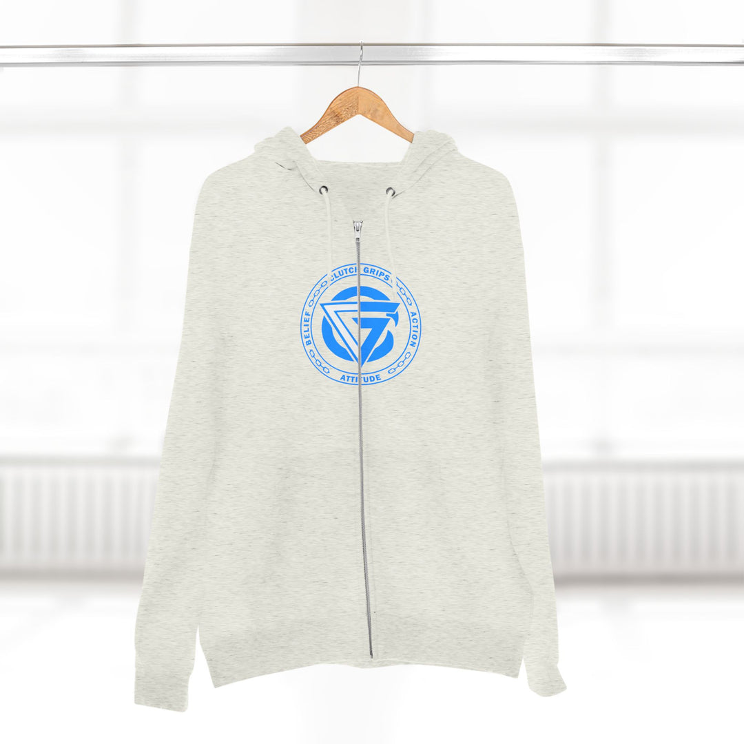 MAC SNAP DRAGON BLUE /LIFT OR DIE ZIP UP