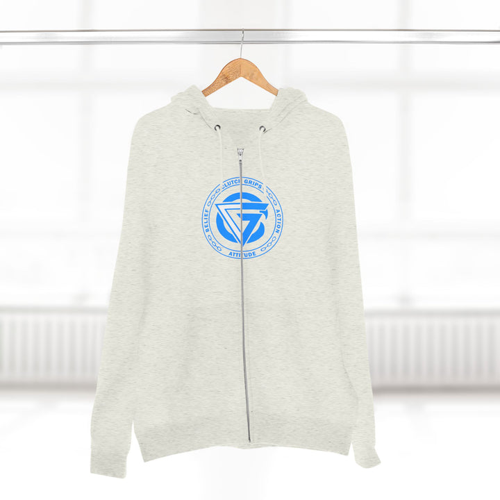 MAC SNAP DRAGON BLUE /LIFT OR DIE ZIP UP
