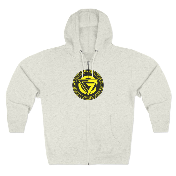 LIONHEART YELLOW BLACK /STAY SAVAGE ZIP UP