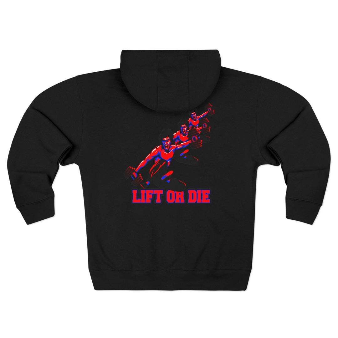 CG LIFT KICK RED BLUE/LIFT OR DIE ZIP UP