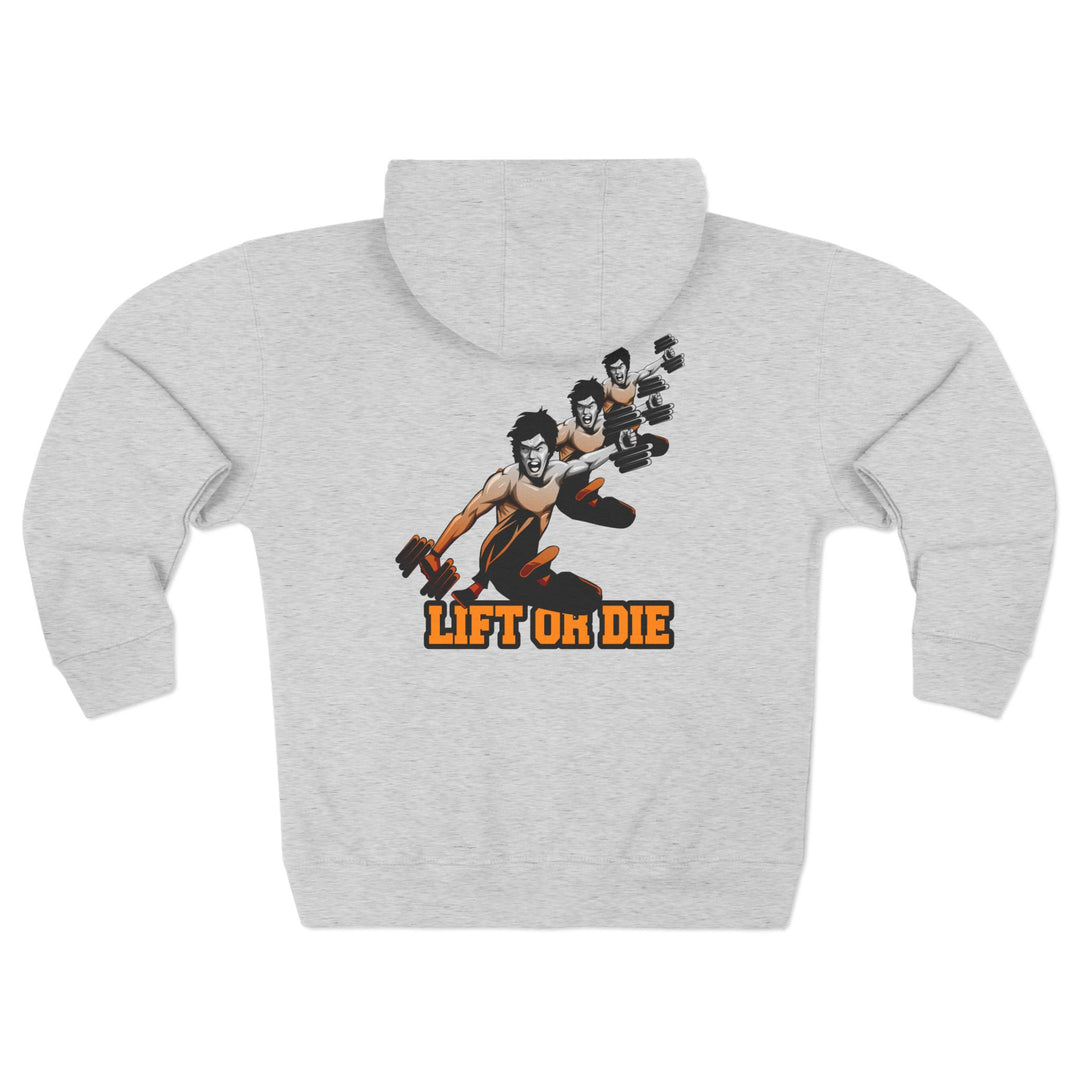 CG LIFT KICK ORANGE WHITE FADE /LIFT OR DIE ZIP UP