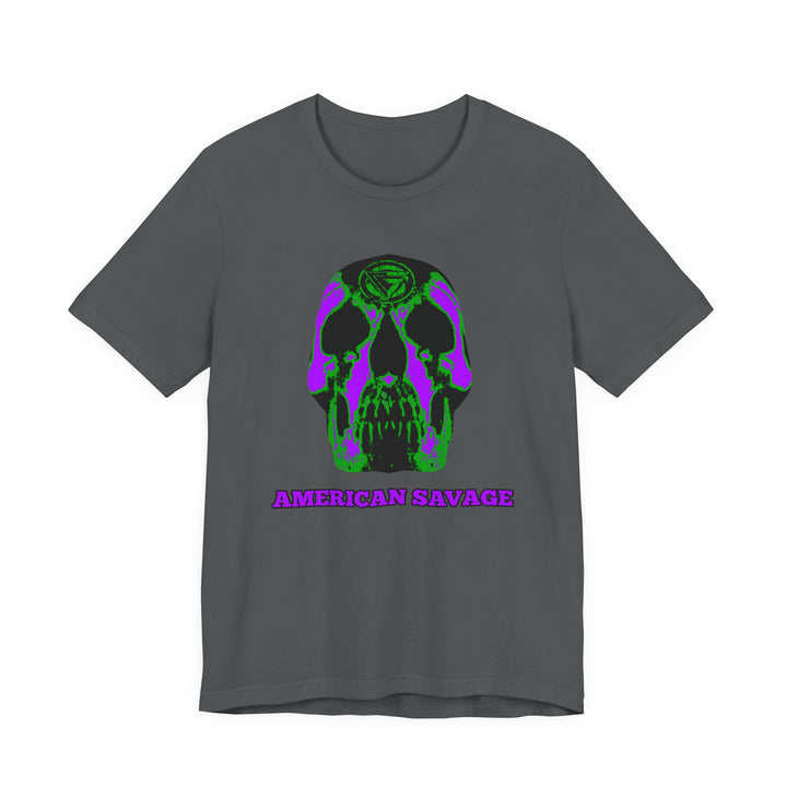 SKULLATOR PURPLE GREEN  /AMERICAN SAVAGE