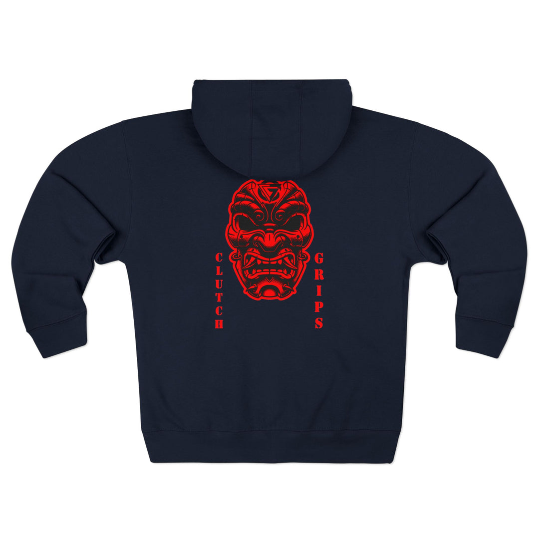SAMURAI-MAC MASKRED BLACK/CLUTCHGRIPS ZIP UP