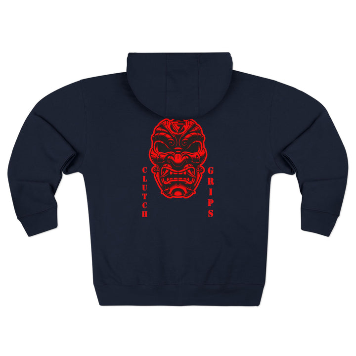 SAMURAI-MAC MASKRED BLACK/CLUTCHGRIPS ZIP UP
