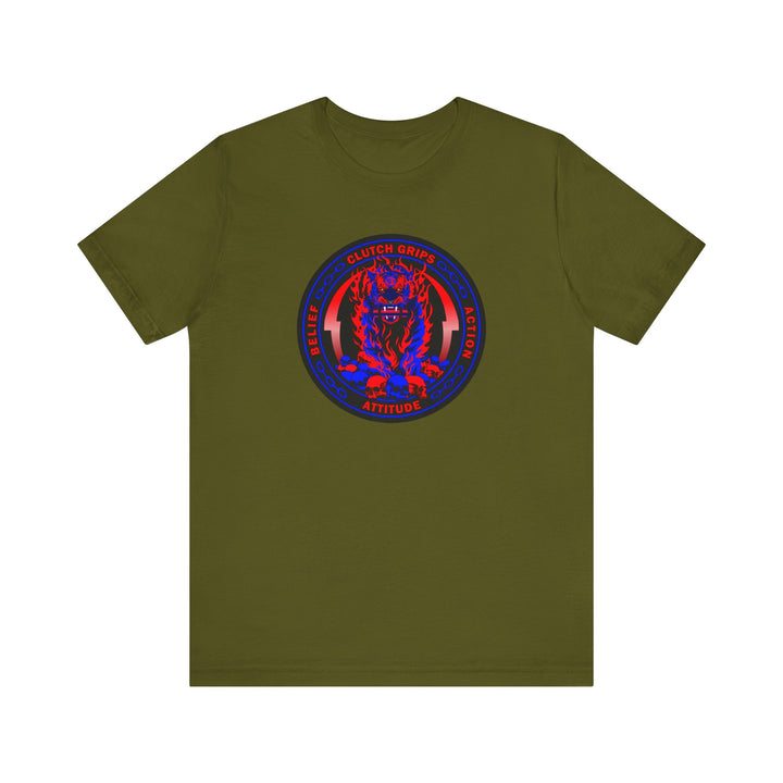 DYNAMITE TIGER RED BLUE COIN STYLE