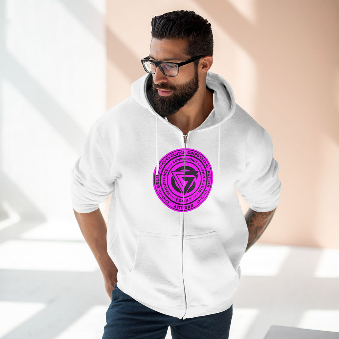 MAC WICK LIFT BURPLE 7 PILLARS FRONT /LIFT OR DIE ZIP UP