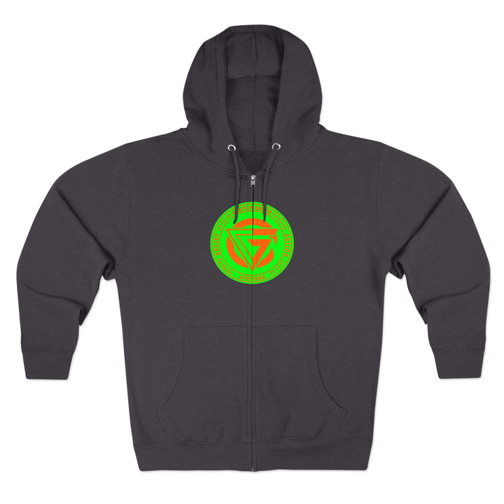 CG TIGER VS TIGER GREEN ORANGE /READY FOR WAR ZIP UP