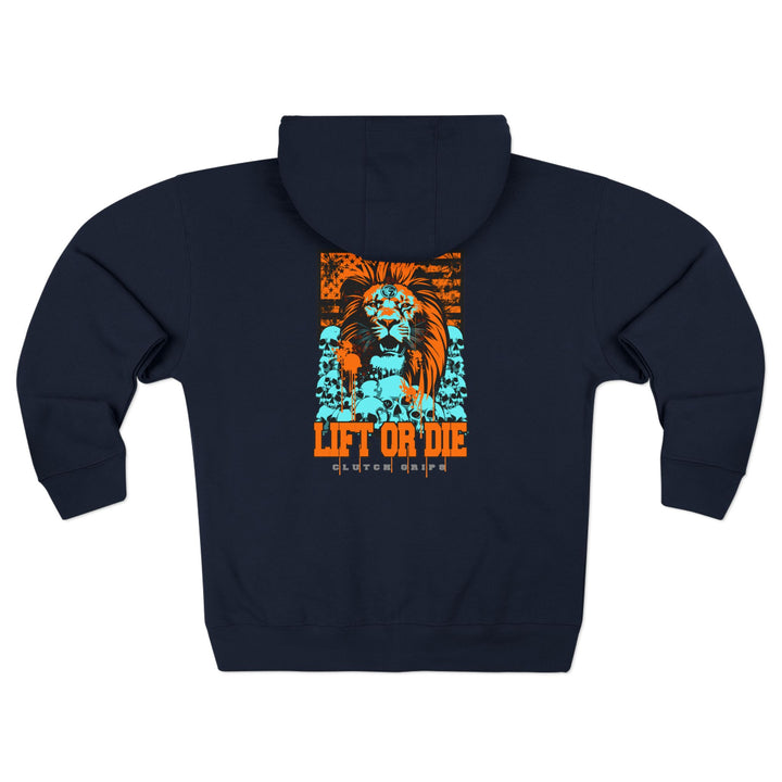 LIONHEART MIAMI COLORS /LIFT OR DIE ZIP UP