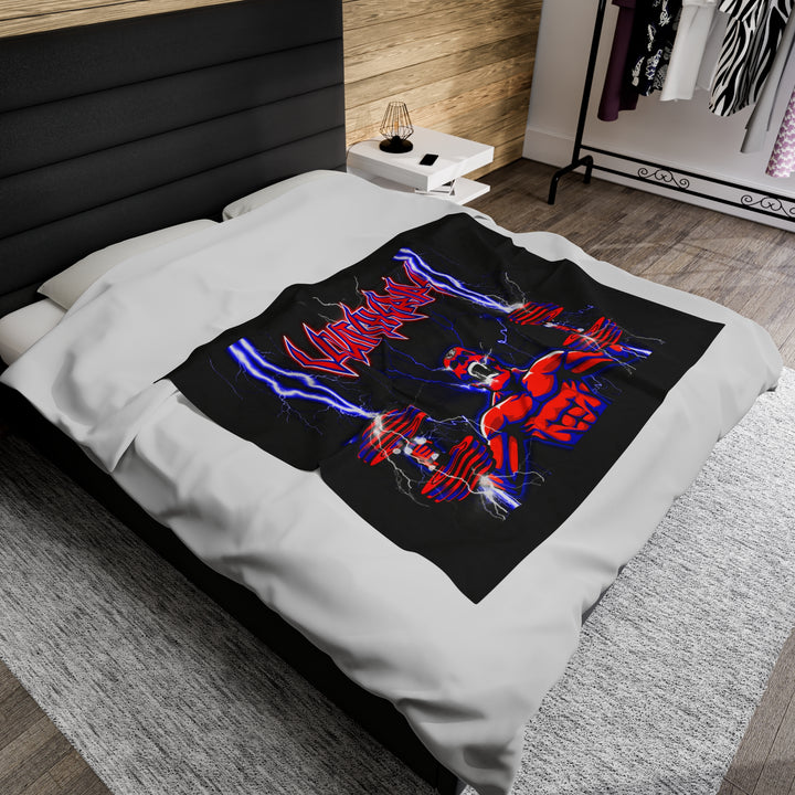 RIDE THE LIGHTNING RED BLUE /CLUTCHGRIPS BLANKET