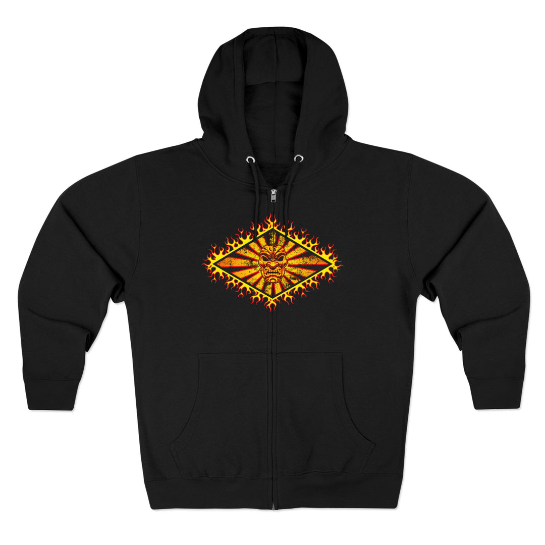 CG ANGRY DOG GOLD RED DIAMOND/AMERICAN SAVAGE ZIP UP