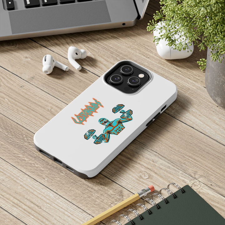 RIDE THE LIGHTNING MIAMI COLORS AQUA ORANGE PHONE CASE/CLUTCHGRIPS