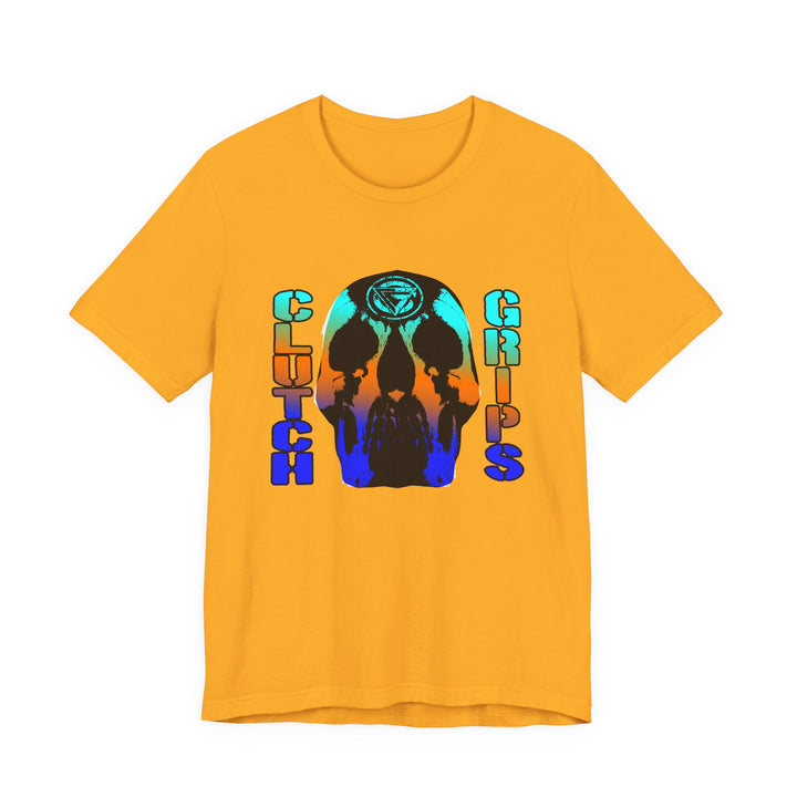 SKULLATOR BLUE ORANGE AQUA FADE/CLUTCHGRIPS