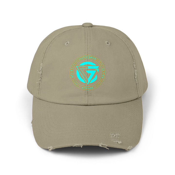 CG LOGO MIAMI AQUA /DISTRESSED CAP