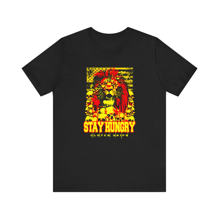 LION HEART YELLOW RED BLACK /STAY HUNGRY