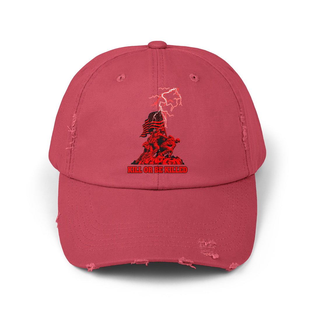 AMERICAN FREEDOM WARRIOR RED/KILL OR BE KILLED CAP