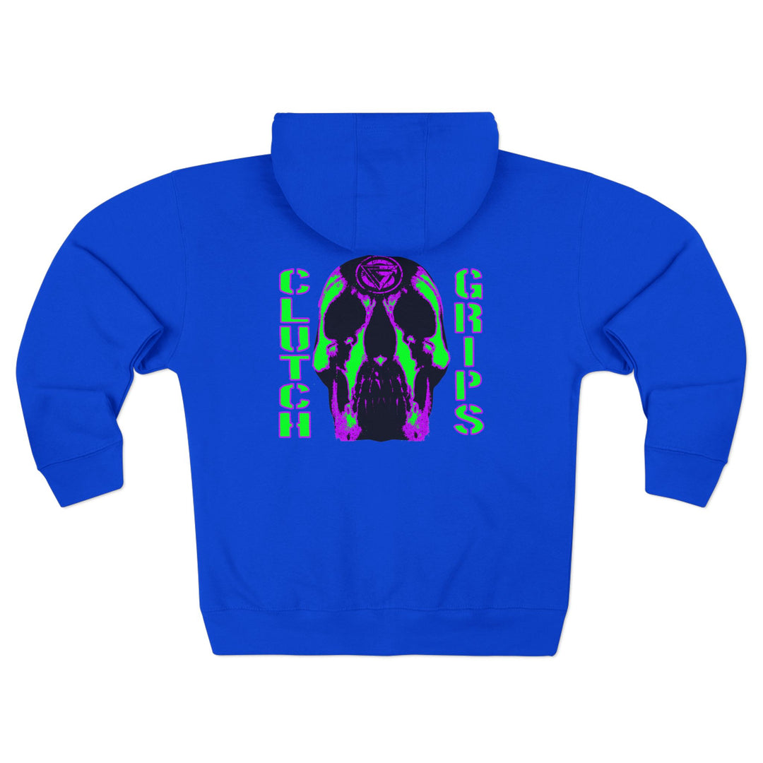 CG SKULLATOR PURPLE GREEN /CLUTCH GRIPS ZIP UP