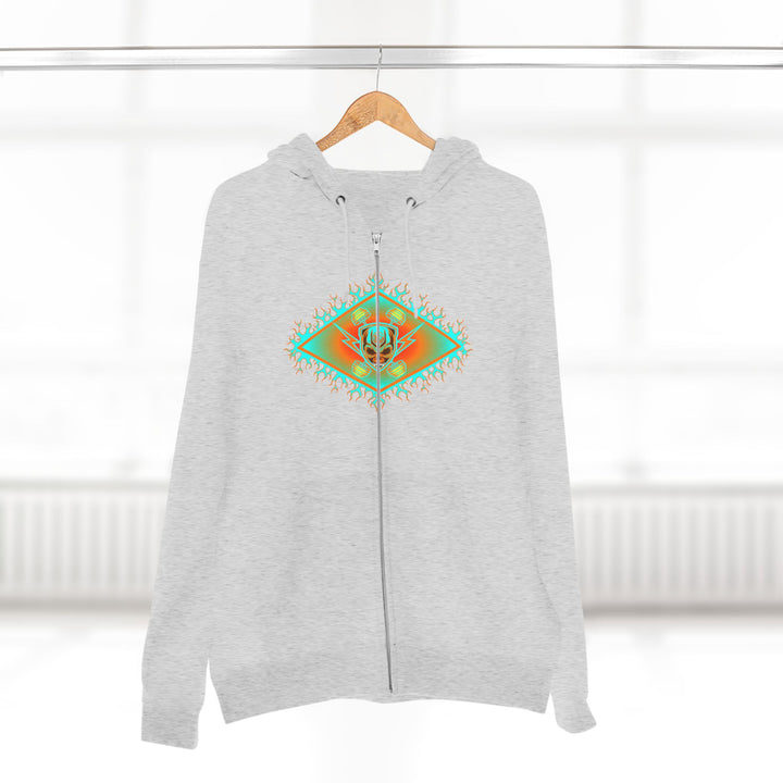 CG DIAMOND DBL BELL SKULL MIAMI COLORS /CLUTCHGRIPS ZIP UP