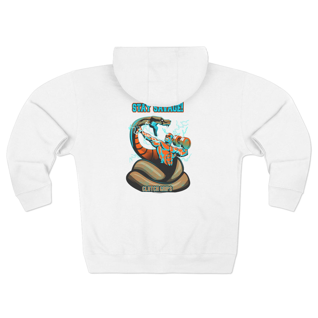 MAC VS SNAKE AQUA MIAMI DIAMOND FRONT /STAY SAVAGE ZIP UP