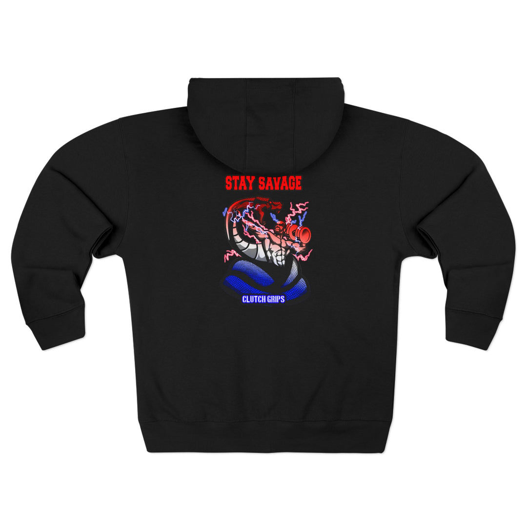 CG MAC VS SNAKE RED WHITE BLUE FADE/STAY SAVAGE ZIP UP