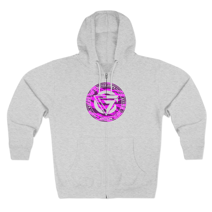 MAC WICK LIFT BURPLE CAMO FRONT/LIFT OR DIE ZIP UP