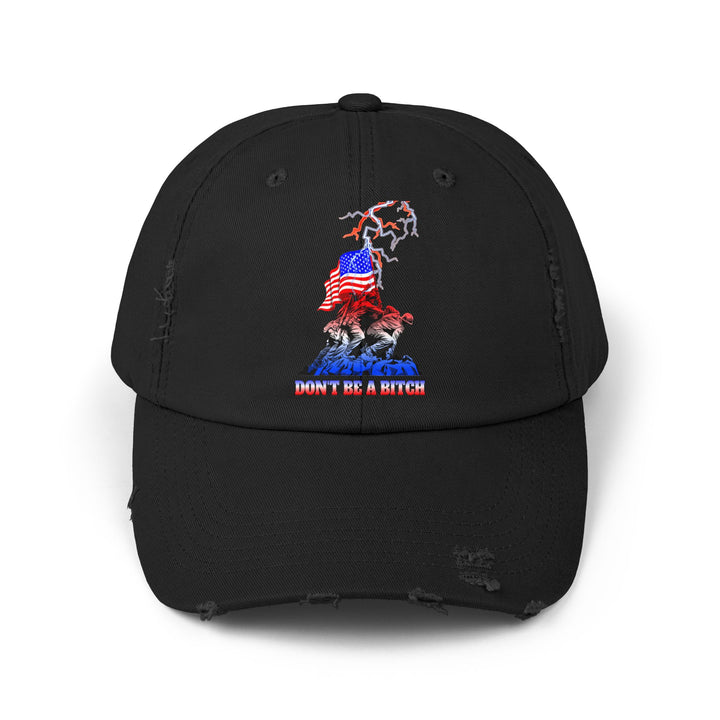 AMERICAN WARRIORS RED WHITE BLUE FADE/DONT BE A BITCH CAP