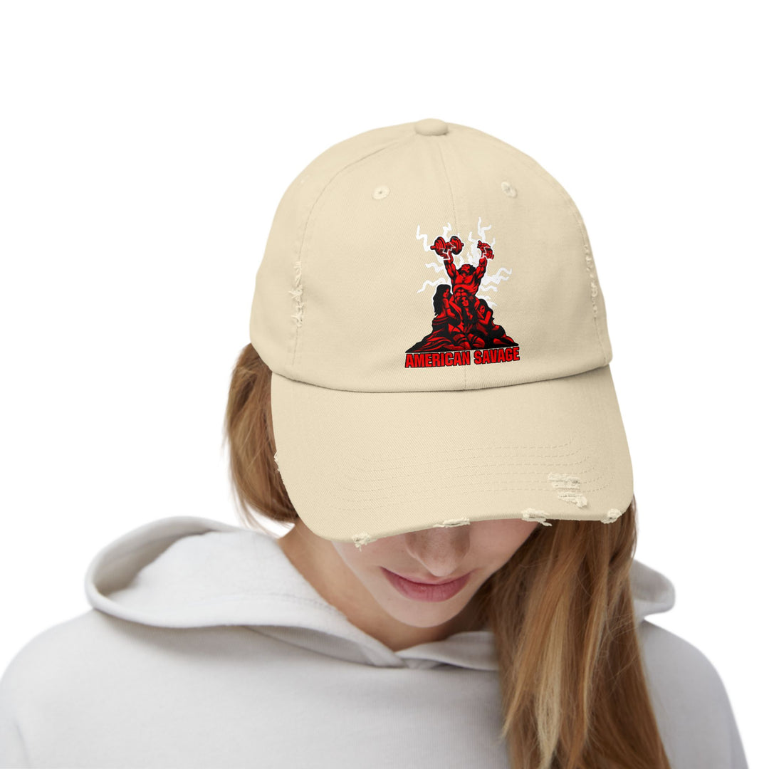 CG CONFIDENCE MAN RED/AMERICAN SAVAGE CAP