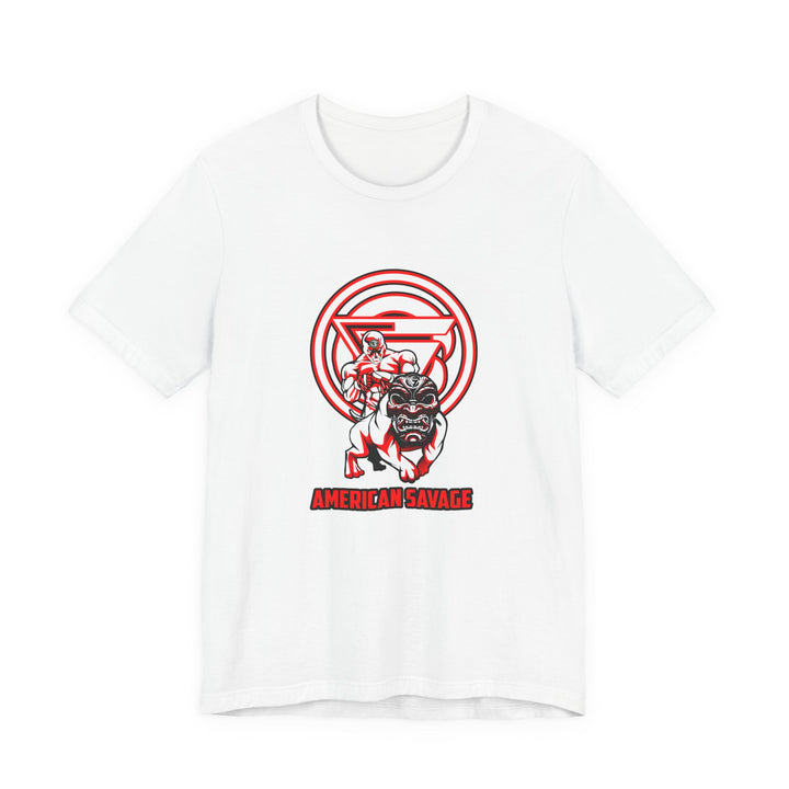 CG ANGRY DOG RED WHITE /AMERICAN SAVAGE