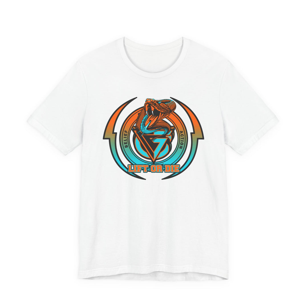 CG VIPER LOGO WITH LIGHTNING MIAMI COLORS /LIFT OR DIE