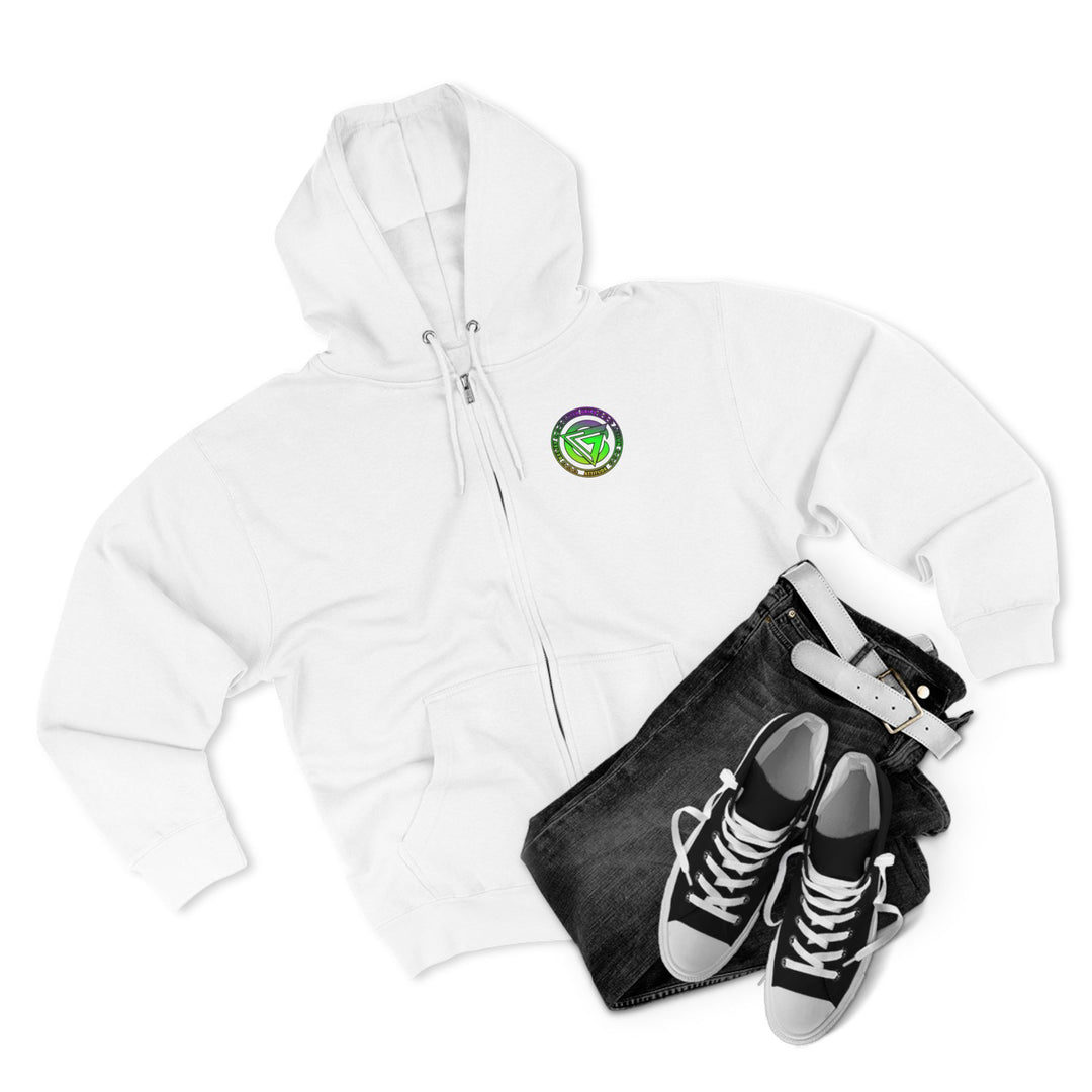 CG GRIP MASTER MAC YELLOW GREEN PURPLE /LIFT OR DIE ZIP UP