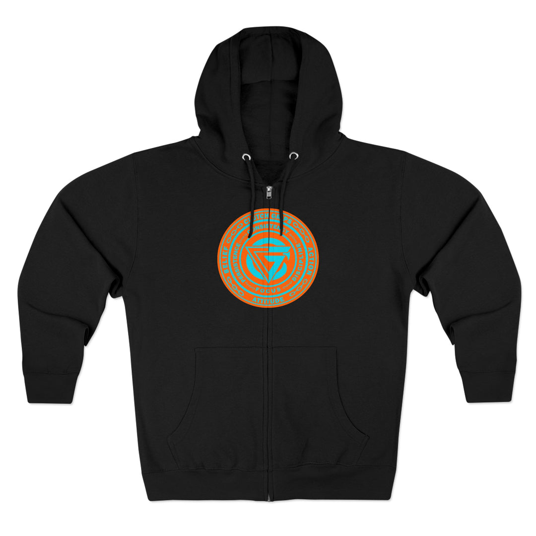 CG COLISEUM MAC VS LION MIAMI COLORS /WELCOME TO THE JUNGLE ZIP UP