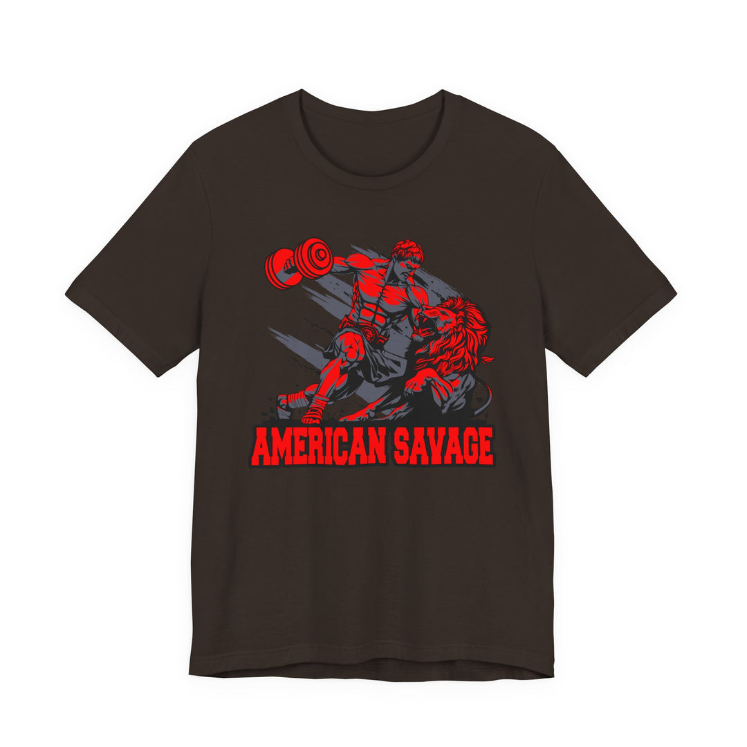 CG COLISEUM MAC VS LION RED GREY /AMERICAN SAVAGE