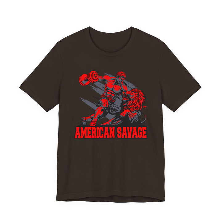 CG COLISEUM MAC VS LION RED GREY /AMERICAN SAVAGE