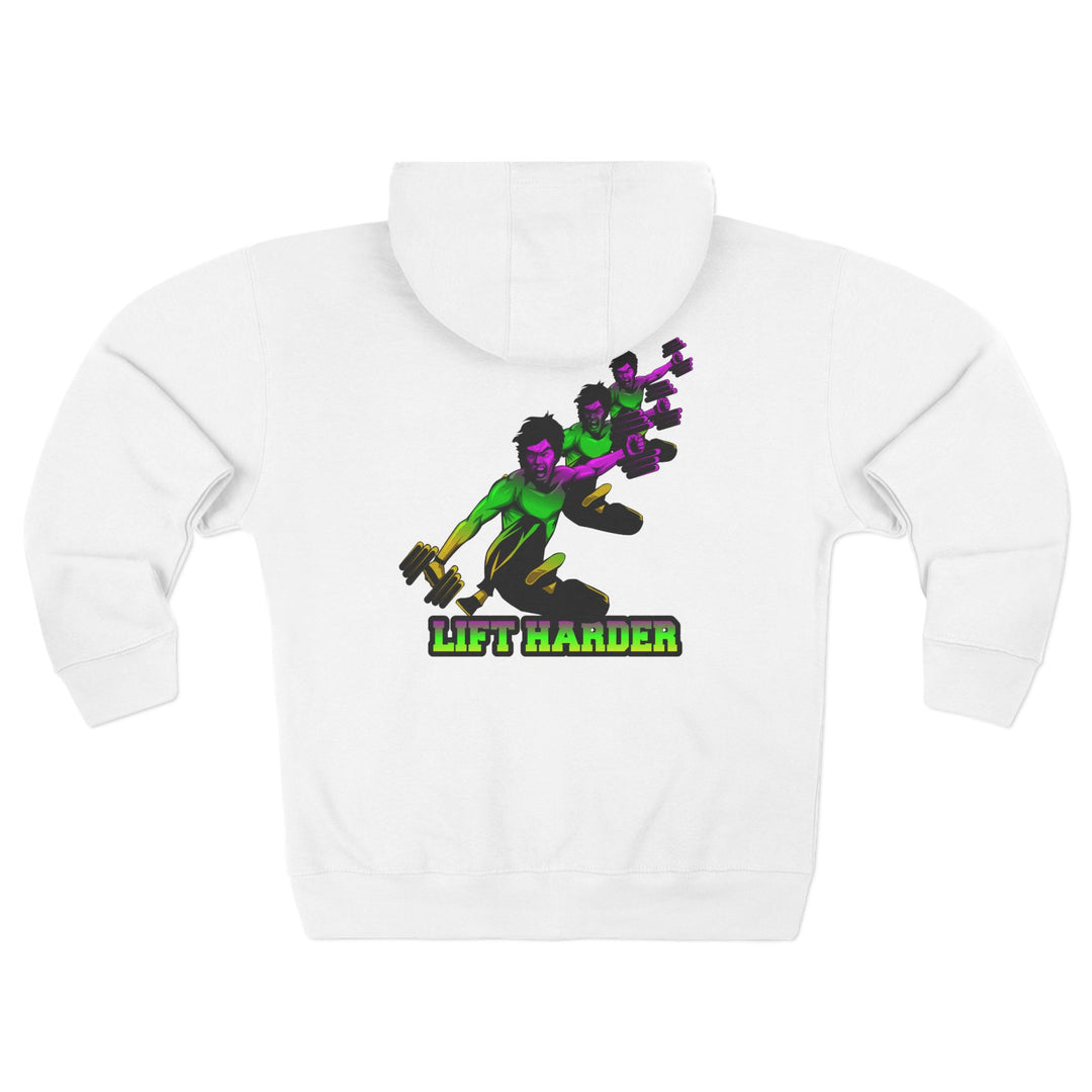 CG LIFT KICK YELLOW GREEN PURPLE/LIFT HARDER ZIP UP