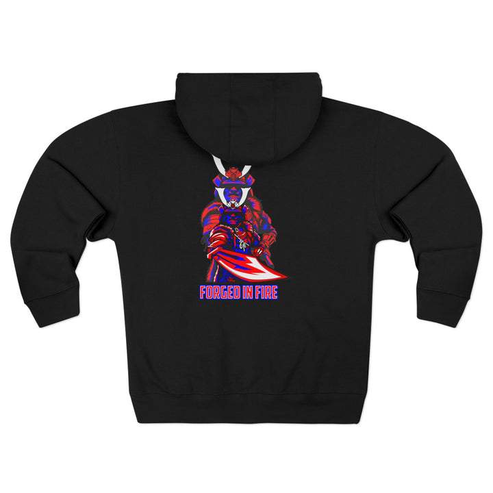 CG MAC SAMURAI BLADE RED WHITE BLUE/FORGED IN FIRE ZIP UP