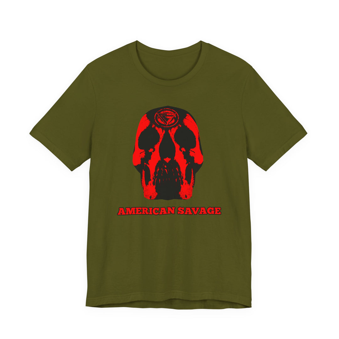 SKULLATOR RED BLACK /AMERICAN SAVAGE