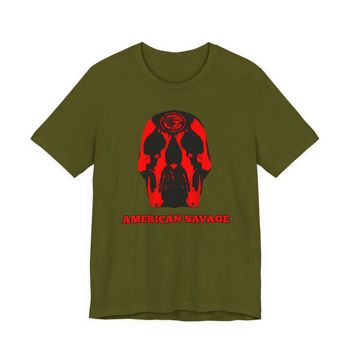SKULLATOR RED BLACK /AMERICAN SAVAGE