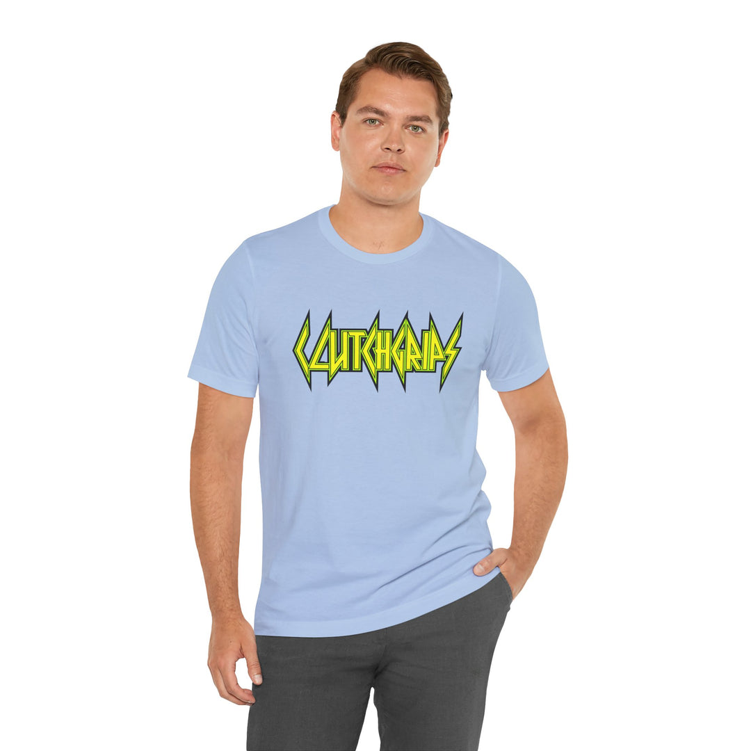 CLUTCHGRIPS YELLOW GREEN TEE