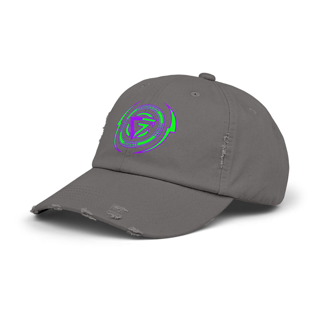 CG LOGO LIGHTNING ARCHES GREEN PURPLE/BELIEF ATTITUDE ACTION CAP
