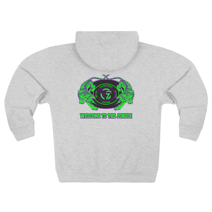 CG TIGER VS TIGER GREEN PURPLE /WELCOME TO THE JUNGLE ZIP UP