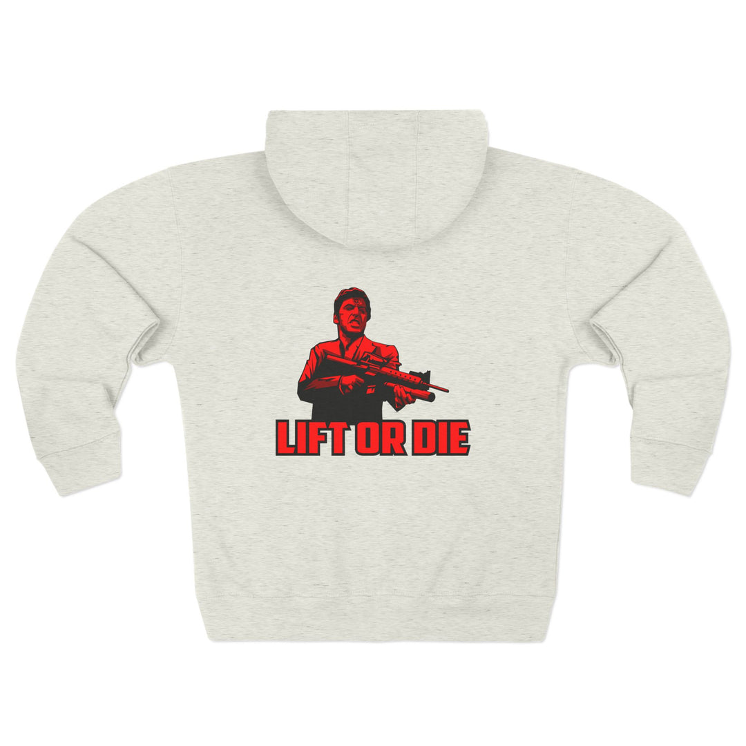 CG FINAL BOSS RED/LIFT OR DIE ZIP UP