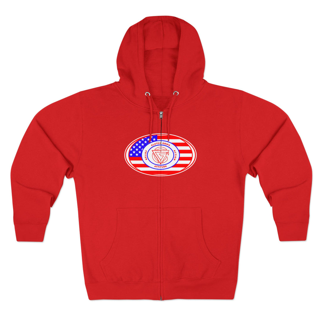 CG ANGRY DOG USA/LIFT OR DIE ZIP UP